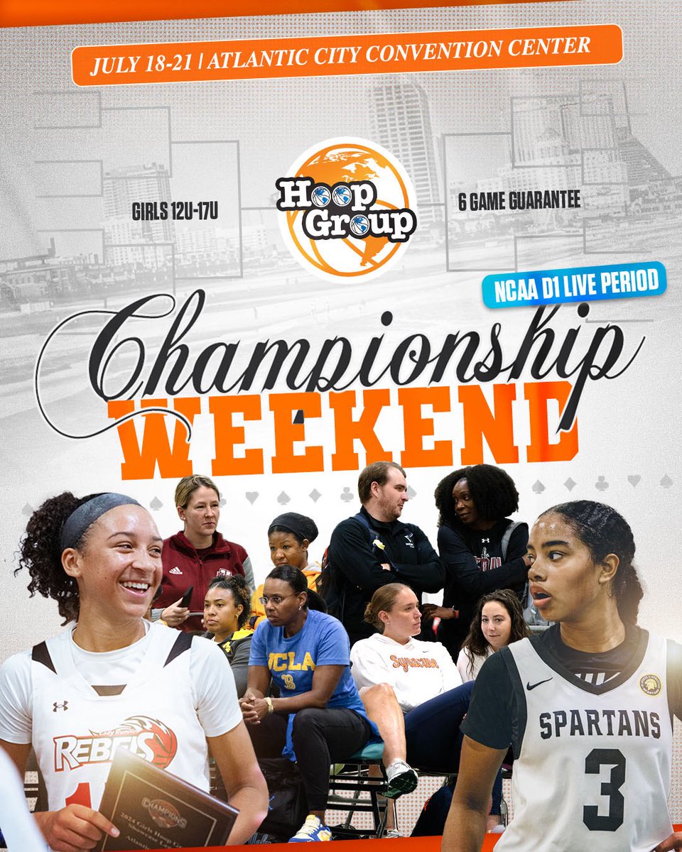 🚨LAST CALL🚨

Don’t miss out on Championship Weekend!

👀 D1 Live Period event 
🏠 All games under one roof
🏆 Each division playing to a champion 

REGISTER HERE: register.hoopgroup.com/site/register/…