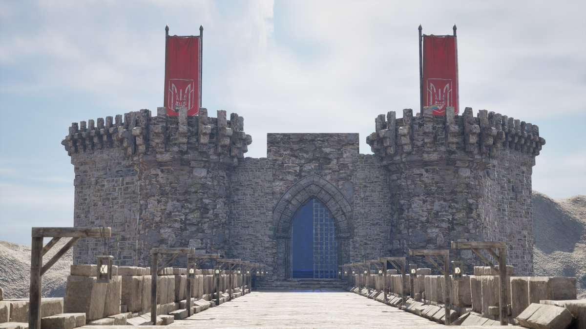 codingmaster24's tweet image. Medieval Fortress | Unreal Engine Creation