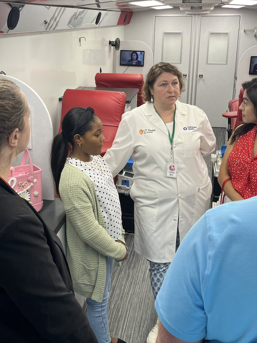 University Health (@univhealthsa) on Twitter photo Sickle cell patients like Lyric need regular transfusions. Dr. Melissa Frei-Jones joins Lyric Lampkin on <a href="/SALiveKSAT/">SA Live | ABC KSAT</a> to talk blood donation. Join us quick! <a href="/SouthTexasBlood/">South Texas Blood & Tissue</a> Sickle cell patients like Lyric need regular transfusions. Dr. Melissa Frei-Jones joins Lyric Lampkin on <a href="/SALiveKSAT/">SA Live | ABC KSAT</a> to talk blood donation. Join us quick! <a href="/SouthTexasBlood/">South Texas Blood & Tissue</a>