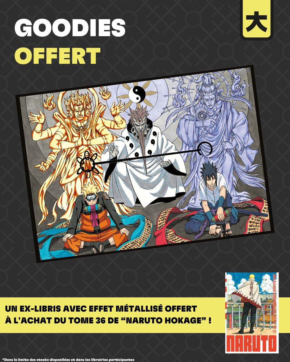 Naruto Boruto FR (@narutoborutofr) on Twitter photo Le 36e et dernier volume de Naruto édition Hokage est enfin sorti aux <a href="/EditionsKana/">Editions Kana</a>
Un bien beau projet qui s'achève là et on espère encore de belles choses à venir pour nos ninjas ! Le 36e et dernier volume de Naruto édition Hokage est enfin sorti aux <a href="/EditionsKana/">Editions Kana</a>
Un bien beau projet qui s'achève là et on espère encore de belles choses à venir pour nos ninjas !