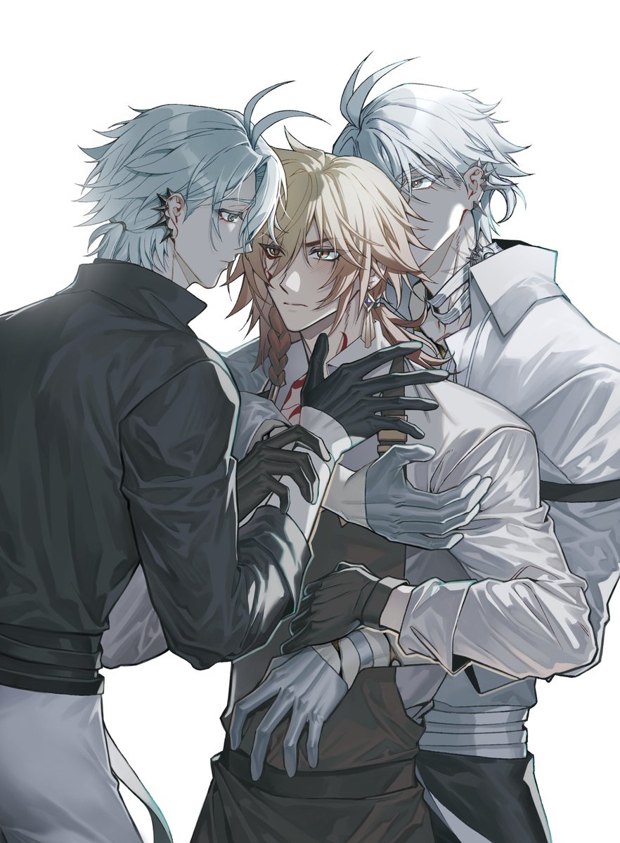 #phaidei 
파이논 공훈일러 흑백 버젼 그리고 싶어져서...