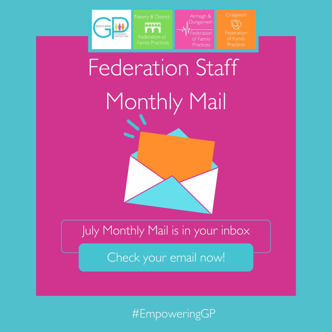 Southern GP Federation Support Unit (@southern_fsu) on Twitter photo 📢 Southern GP Federation staff! 📢
The July Monthly Mail is in your inbox and also available in the Employee Wellbeing section of the <a href="/southern_fsu/">Southern GP Federation Support Unit</a> website. This month we’ve included the Lena by Inspire E-Zine.
We encourage you to take 5 minutes out of your day to have a read - 📢 Southern GP Federation staff! 📢
The July Monthly Mail is in your inbox and also available in the Employee Wellbeing section of the <a href="/southern_fsu/">Southern GP Federation Support Unit</a> website. This month we’ve included the Lena by Inspire E-Zine.
We encourage you to take 5 minutes out of your day to have a read -