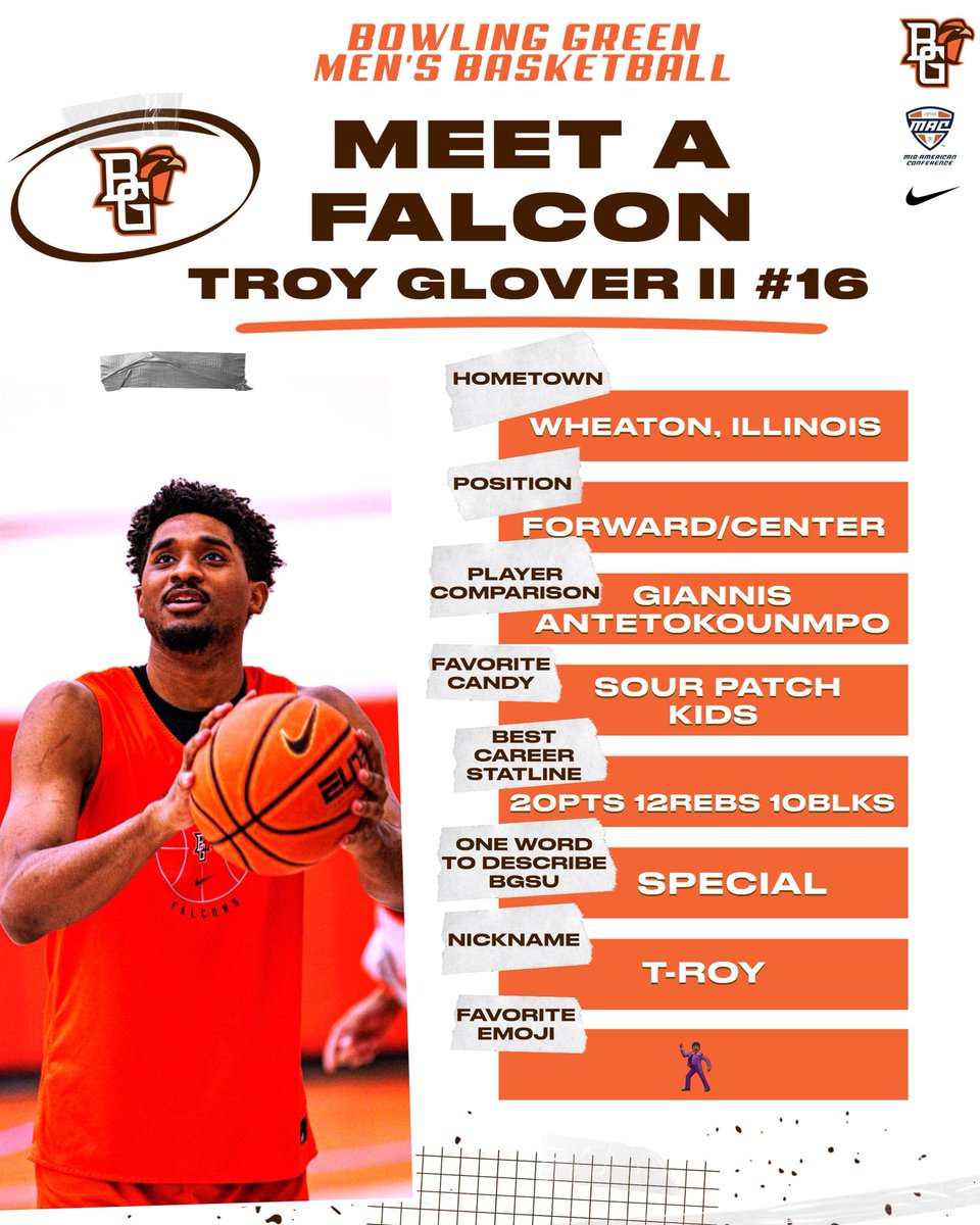 Meet a Falcon: Troy Glover Edition 🟠🟤