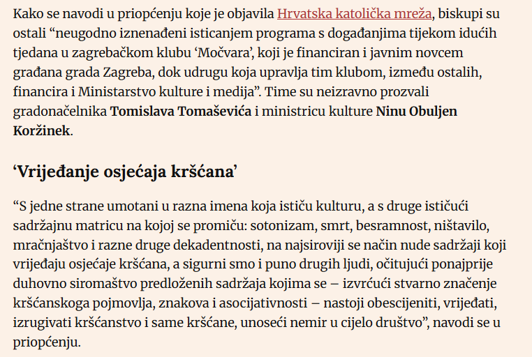 i hvala vam na tome <a href="/Mochvara/">Klub Močvara</a>