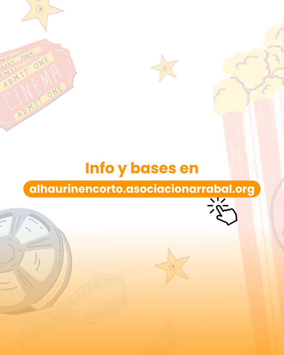 🎬 ¡Vuelve #AlhaurínEnCorto! Abrimos el plazo de inscripción del 1 de julio al 10 de agosto para presentar tu corto. La final será el 25 de septiembre en el Centro Penitenciario de Alhaurín de la Torre (Málaga). 👉 +info e inscripciones: alhaurinencorto.asociacionarrabal.org