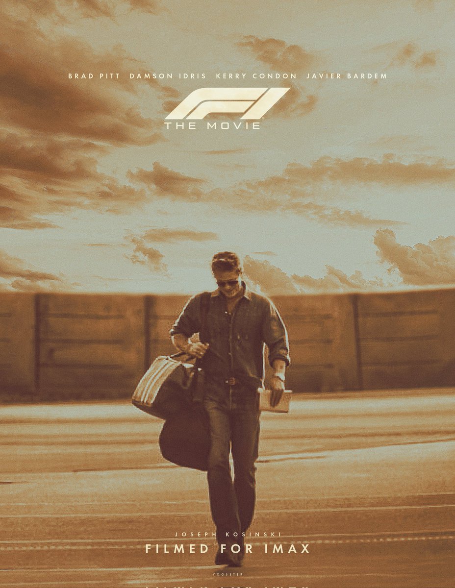 yogsster's tweet image. F1 The movie (2025).