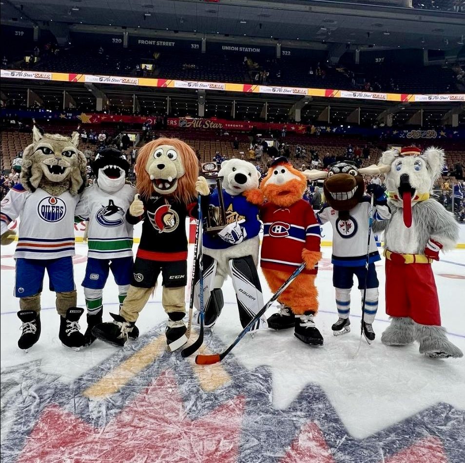 Happy July 1! 🇨🇦 #NHLMascots #CanadaDay 🍁