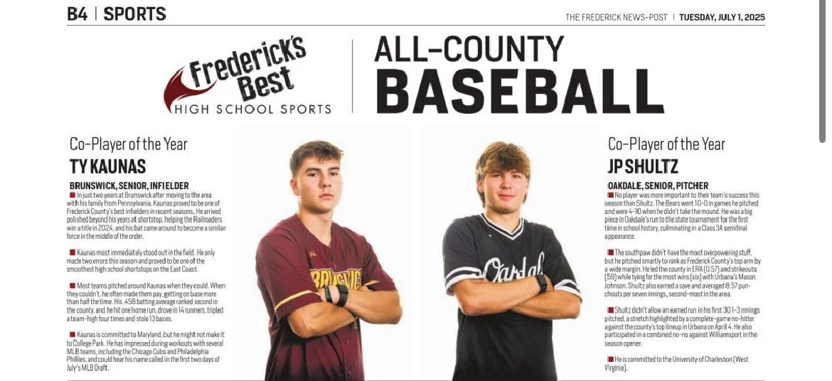 Oakdale High School Bears Baseball tweet media