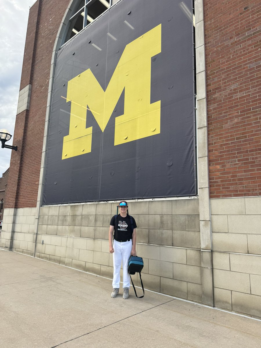 Nate McBride Repping the <a href="/UDJBaseball/">U of D Jesuit Baseball</a> at the <a href="/PrepBaseballMI/">Prep Baseball Michigan</a> showcase for 2028s!!