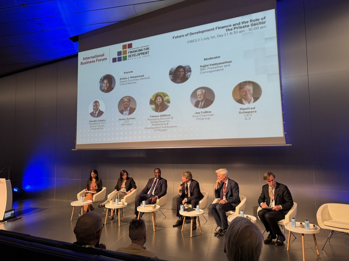 Día 2 del #FFD4:

Entre las conferencias, hemos conocido en profundidad la importancia del #PlanSevilla como eje de cooperación multilateral, así como el papel de la confianza y esperanza como motores de cambio.

🧠 ¡Seguimos aprendiendo!