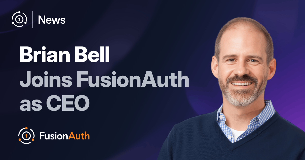 FusionAuth's tweet image. Big news at FusionAuth! We’re welcoming Brian Bell as CEO, as founder Brian Pontarelli moves to CTO. Brian’s led at Ping, Zuora &amp;amp; Split—and shares our mission: giving devs real control over auth. Hybrid, dedicated, API-first. Let’s go! 

fusionauth.link/4exXH27  #fusionauth