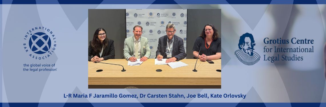 The International Bar Association (#IBA) and <a href="/GrotiusCentre/">Grotius Centre</a> for International Legal Studies from <a href="/LeidenLaw/">Leiden Law School</a> have signed a new Memorandum of Understanding (MOU) extending their partnership regarding the organising of the IBA #ICC Moot Court Competition.
tinyurl.com/4j329v5n