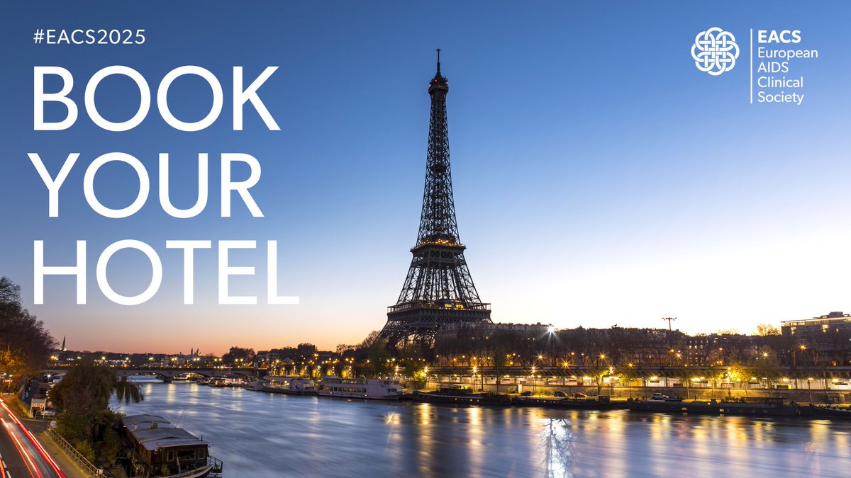 Choose from a variety of accommodation options tailored to your needs for #EACS2025.

Enjoy the convenience of staying close to the conference venue, Palais des Congrès Porte Maillot, or immerse yourself in #Paris's charm throughout the city. 

🔗 loom.ly/1-on1Qk