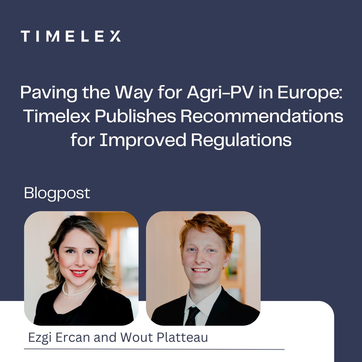 🌱🔆 How can Europe unlock the full potential of Agri-PV — combining farming and solar energy for a data-driven and sustainable future?
👉 Read the blog post here: timelex.eu/en/blog/paving…
#AgriPV #Agrivoltaics #Legal #Solar