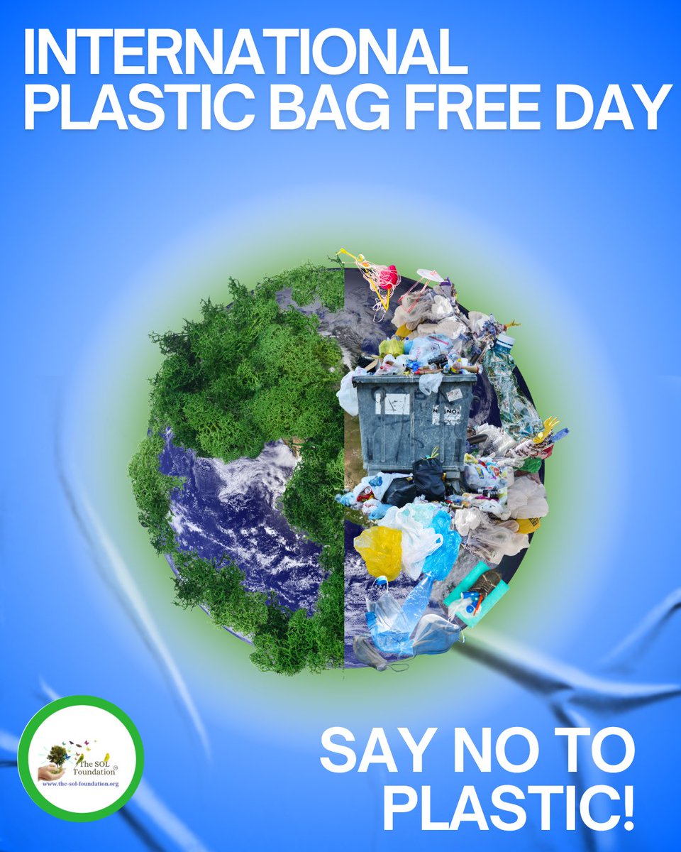 You might be able to tell the difference, but a turtle cannot.
Go Plastic-Bag-Free today!

#thesolfoundation #Internationalplasticbagfreeday #InternationalPlasticFreeDay #plasticfreejuly #plasticfreeliving #PlasticFreeOceans #zerohunger #awareness #SOLEmpowerment #sustainable