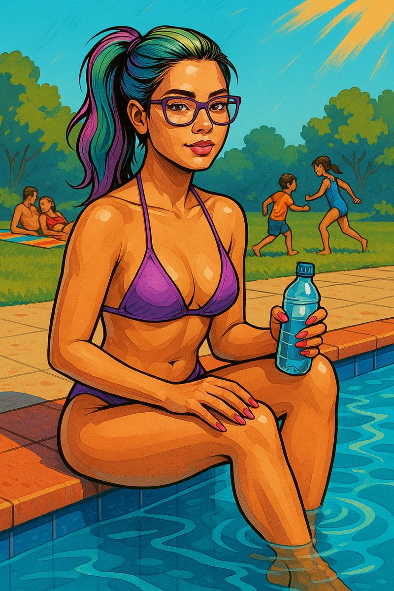 veronique24319's tweet image. This heat got me questioning every life choice that led me outside today. ☀️🥵
Stay hydrated, friends.💦
#HeatWave #TooHotToFunction #SummerStruggles #StayCool #AfternoonVibes