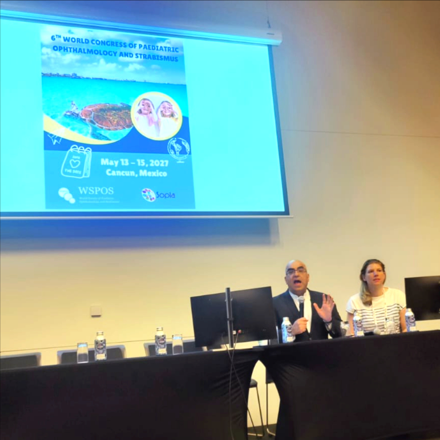 Hot off the press!
Recently Announced - 6th World Congress of Paediatric Ophthalmology and Strabismus will be held on
May 13th - 15th , 2027, in Cancun, Mexico.
wspos.org