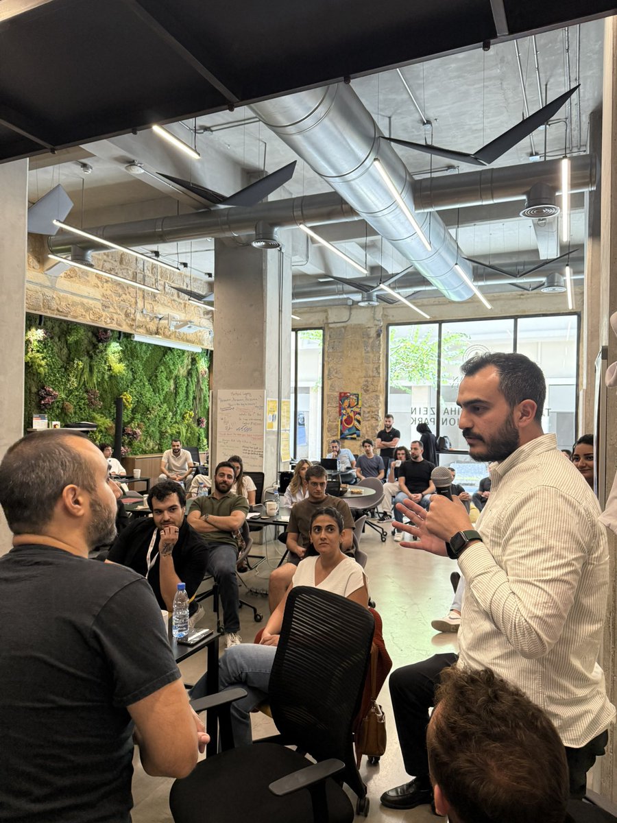 Talal and Madiha Zein AUB Innovation Park (@aubipark) on Twitter photo Happening now: Idea Validation Program Founders Meetup with Abdo Achkar at iPark!
<a href="/AUBMediterraneo/">American University of Beirut - Mediterraneo</a>
<a href="/AUB_Lebanon/">American University of Beirut</a>
<a href="/BeirutDigitalD/">BDD</a> Happening now: Idea Validation Program Founders Meetup with Abdo Achkar at iPark!
<a href="/AUBMediterraneo/">American University of Beirut - Mediterraneo</a>
<a href="/AUB_Lebanon/">American University of Beirut</a>
<a href="/BeirutDigitalD/">BDD</a>