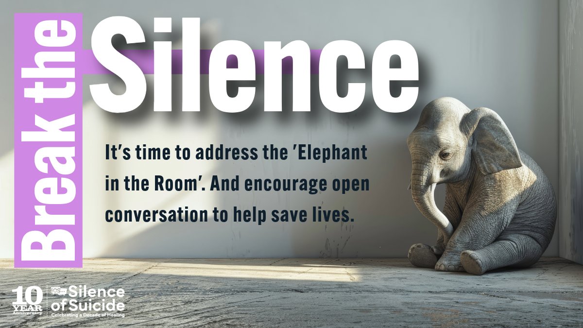 Throughout the whole of July, we will be looking at “Addressing the Elephant in the Room” and raising awareness of topics that prevent those from seeking support, leading to someone dying by suicide.

We want to hear from you and discover what your Elephant is. 

If you wish to