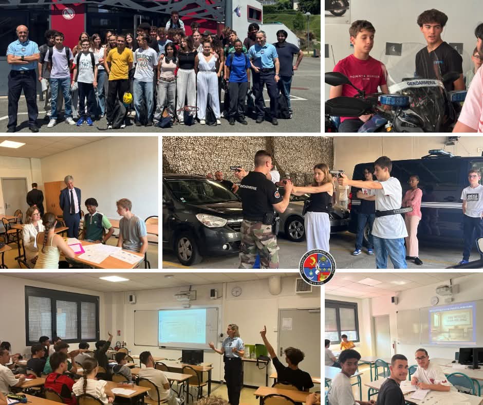 Gendarmerie de la Loire (@gendarmerie_042) on Twitter photo Durant 2 semaines, 30 jeunes lycéens du <a href="/Dep_Loire42/">Département de la Loire</a> ont découvert les coulisses de la <a href="/Gendarmerie_042/">Gendarmerie de la Loire</a> avec pour objectif, crée des vocations à intégrer la gendarmerie.
Une expérience concrète, formatrice et pleine de sens pour ces jeunes ligériens ! Durant 2 semaines, 30 jeunes lycéens du <a href="/Dep_Loire42/">Département de la Loire</a> ont découvert les coulisses de la <a href="/Gendarmerie_042/">Gendarmerie de la Loire</a> avec pour objectif, crée des vocations à intégrer la gendarmerie.
Une expérience concrète, formatrice et pleine de sens pour ces jeunes ligériens !
