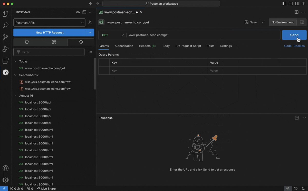 VS Code and Postman are no longer adjacent tools, they've evolved into fully integrated solutions.

Postman released their VS Code extension to GA 12 months ago.

Since then it’s quietly grown into a powerful in-editor toolkit.

Our favourite Postman features have become