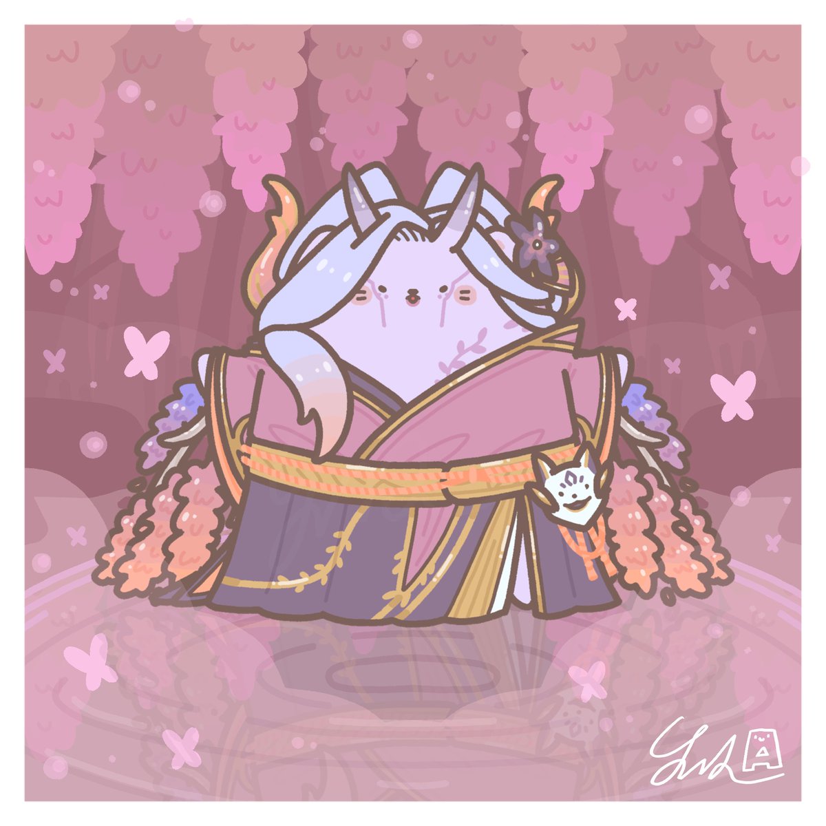 yeeeh_0613's tweet image. 😺💜
好美麗的貓 已抽💸
#LeagueOfLegends
#Morgana #SpiritBlossom
#LeagueOfLegendsFanArt