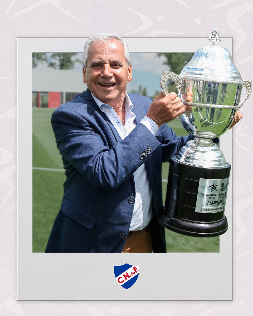 A 2 años de tu partida, te recordamos siempre con tu compromiso, pasión y amor por Nacional 💙🤍❤️