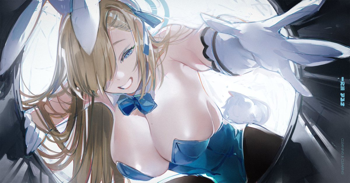 rendez_vvv's tweet image. [BlueArchive]アスナ🐇胸が好き〜