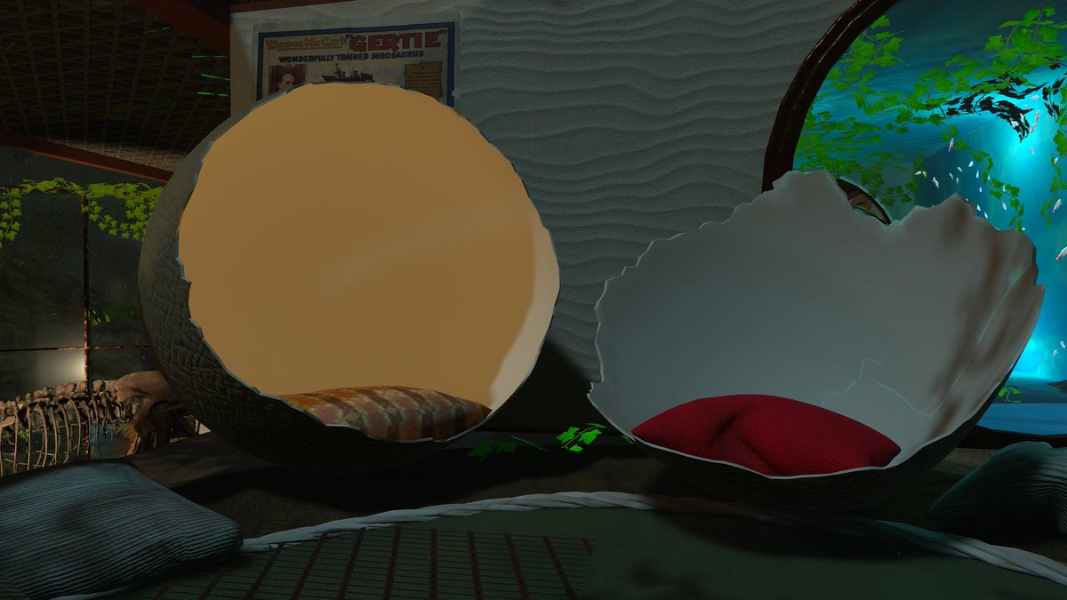 恐竜ワールドがめちゃくちゃ良すぎてホームワールドにしちゃった🦕
かっこよくてかわいくて最高空間なので恐竜好きな人はぜひ！！！！！
ちび恐竜がてくてくしてた🐾

 #VRChat_World紹介

vrchat.com/home/world/wrl…