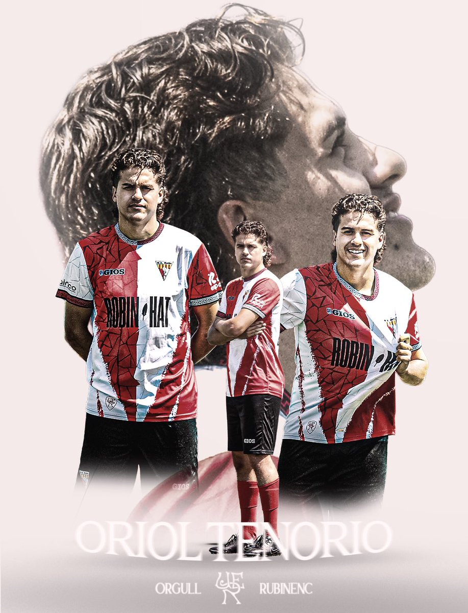 Unió Esportiva Rubí (@uerubi) on Twitter photo 𝗢𝗙𝗜𝗖𝗜𝗔𝗟 🆕✍🏻 | <a href="/teenooriooo/">__tenorio___</a> ❤️🔥
El central rubinenc, 𝐎𝐫𝐢𝐨𝐥 𝐓𝐞𝐧𝐨𝐫𝐢𝐨 és nou jugador de la Unió Esportiva Rubí.
Bentornat, Tenorio, i molta sort! 😉
#UnSentiment 🔴⚪️ 𝗢𝗙𝗜𝗖𝗜𝗔𝗟 🆕✍🏻 | <a href="/teenooriooo/">__tenorio___</a> ❤️🔥
El central rubinenc, 𝐎𝐫𝐢𝐨𝐥 𝐓𝐞𝐧𝐨𝐫𝐢𝐨 és nou jugador de la Unió Esportiva Rubí.
Bentornat, Tenorio, i molta sort! 😉
#UnSentiment 🔴⚪️