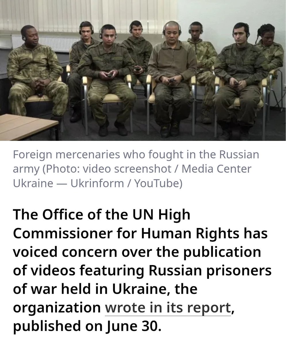 Today, russians executed a Ukrainian prisoner of war on camera by tying him to a motorcycle and dragging him to death

The UN: