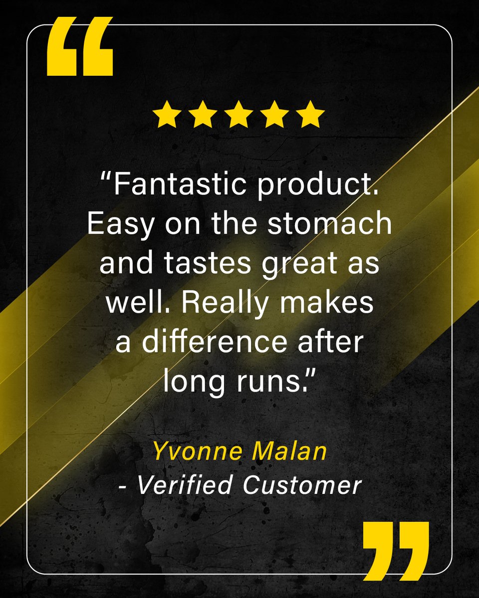 “Fantastic product.”

Fail to recover, and you fail that session! 

Recovery plays a vital role in each and every session.

Yvonne Malan has found the answer - 32Gi® Recover -  and it’s “easy on the stomach and tastes great as well. Really makes a difference after long runs.”