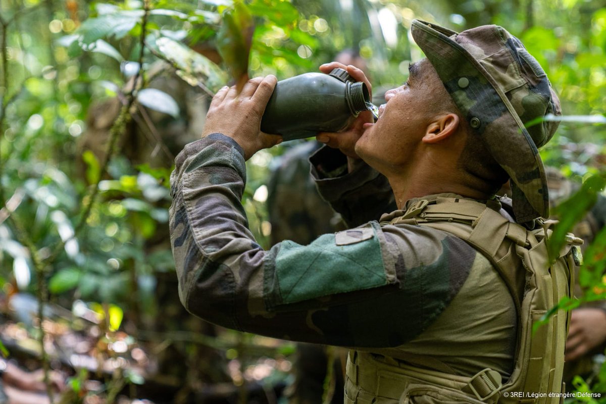 Level up : vous avez atteint le niveau d'hydratation nécessaire à un légionnaire en Guyane (toute l'année).