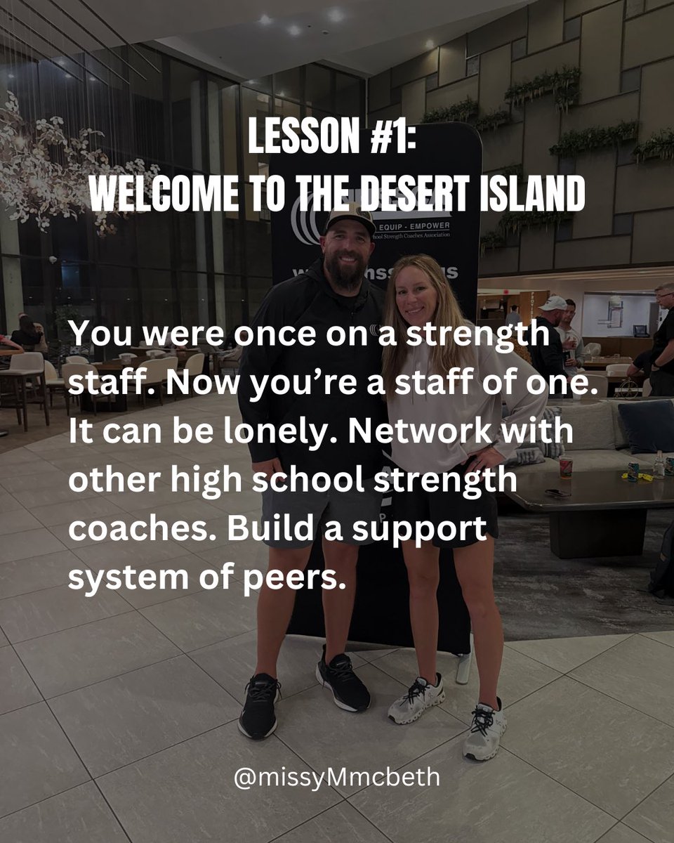 Network with other HS s&amp;c coaches. The <a href="/nhssca_us/">Official NHSSCA</a> is a great resource.