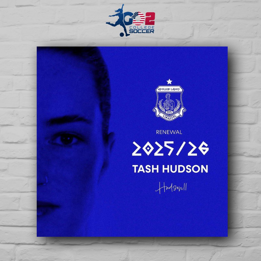 ✍️ | A huge congratulations to former Go 2 College Soccer client and current ambassador, Tash Hudson who recently extended her professional contract at Apollon Ladies.

Tash had an incredible first year in Cyprus and we can’t wait to continue to follow her progress this coming