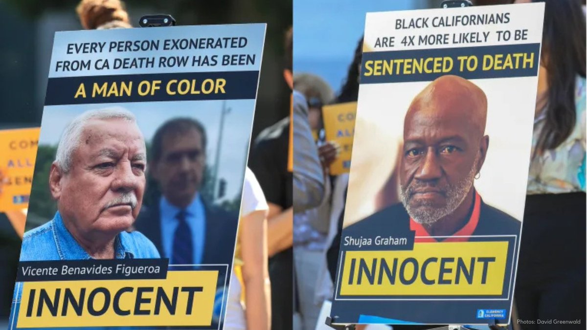 RBI_Justice's tweet image. 📢 Civil rights leaders and advocates — backed by nearly 200 organizations — rallied at the California State Capitol to urge Gov. Newsom to #CommuteTheRow.

The death penalty is inhumane, racially biased, and undermines public safety. It&apos;s time for @CAgovernor to act. #BizVsDP