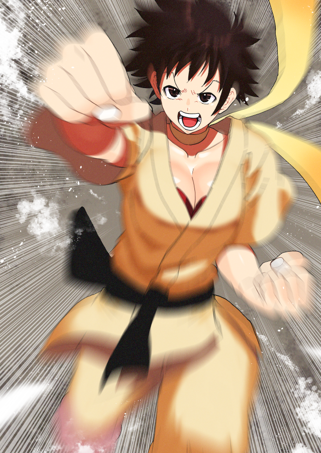 まこと(ストリートファイター) 「7月1日はまことの誕生日! #StreetFighter #格ゲーキャラ描こうぜ」|アキス 『深谷慶短編集　瞬き』発売中のイラスト