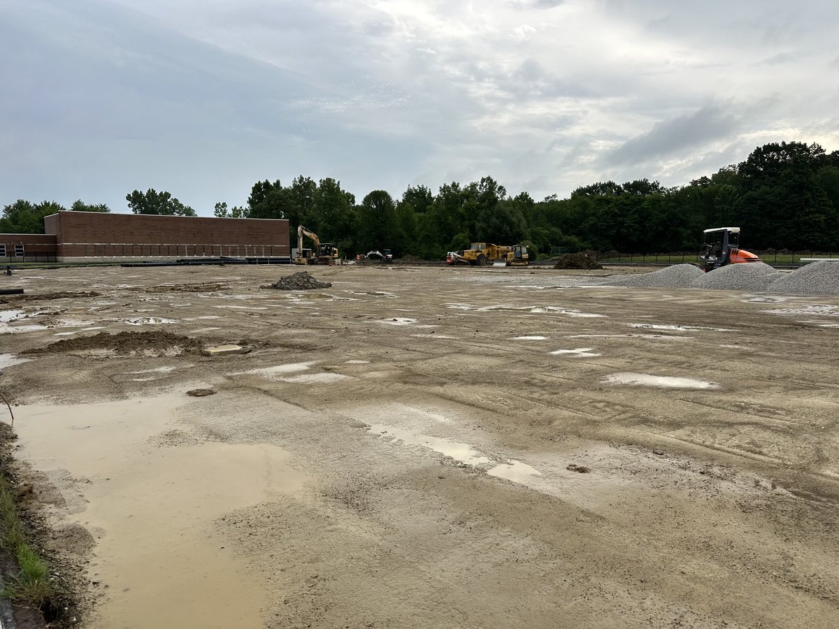 New ⁦<a href="/FieldTurf/">FieldTurf</a>⁩ field under construction for ⁦<a href="/SolonAthletics/">Comet Athletics</a>⁩