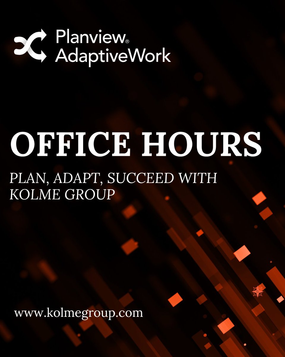 KolmeGroup's tweet image. Stuck in AdaptiveWork? Join Kolme Group’s FREE weekly Office Hours! Get live expert Q&amp;amp;A, workflow tips, and real-time solutions—no slides, just straight answers.
🔗 kolmegroup.pulse.ly/xvee8jvzrw
#AdaptiveWork #ProjectManagement #KolmeGroup