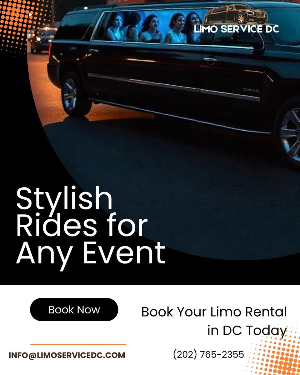 limoservicedcva's tweet image. 🎉Whether for business or celebration, our limo rental in DC
 📧 info@limoservicedc.com | 📞 (202) 765-2355
Visit: limoservicedc.com
#AffordableLimoServiceDC #AffordableLimoServiceDCPrices #DCLimoService #DCLimousineRentals #InexpensiveLimousineServiceDC #LimoRentalDC