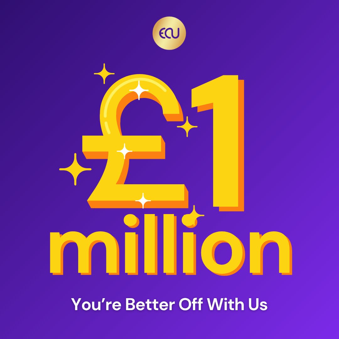 1 month, 1 million pounds!

We lent over £1 million in June alone. From small bills covered to bigger expenses eased, ECU loans supported more than 1,350 Merseyside families last month. 🔗

Because affordable credit is for everyone.

#BetterOffWithUs

enterprisecreditunion.org/loans/