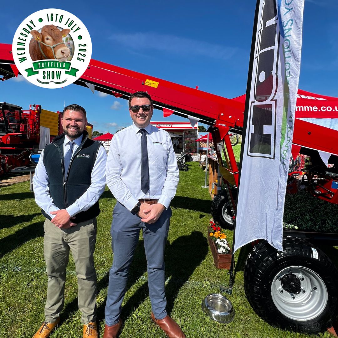 Once again we are returning to the Driffield Show for 2025! 🚜🐮🐑 

📅 Wednesday 16th July 9am - 6pm 
📌 Driffield Showground, Kelleythorpe, Driffield, YO25 9FB

Come find us on the GRIMME stand. 

For more information ➡️ bit.ly/4mCaC6G