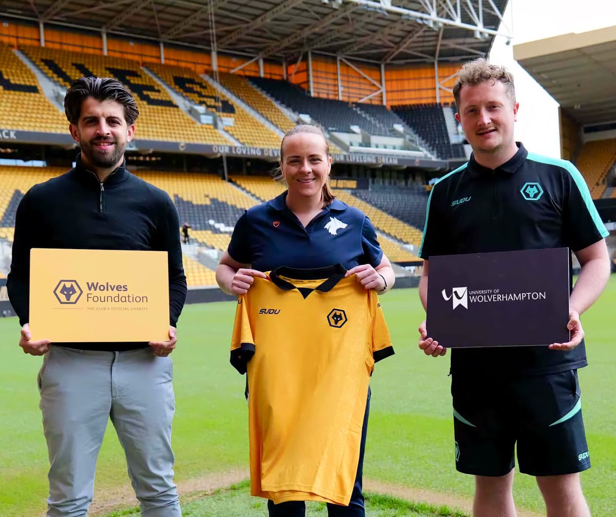 University of Wolverhampton (@wlv_uni) on Twitter photo 🤝 The University and <a href="/wwfcfoundation/">Wolves Foundation</a> are delighted to be launching an exciting new partnership with a degree in Sports Coaching.
Featuring work-based learning modules and placements within the Foundation, students will have the opportunity for hands-on practical experience to 🤝 The University and <a href="/wwfcfoundation/">Wolves Foundation</a> are delighted to be launching an exciting new partnership with a degree in Sports Coaching.
Featuring work-based learning modules and placements within the Foundation, students will have the opportunity for hands-on practical experience to