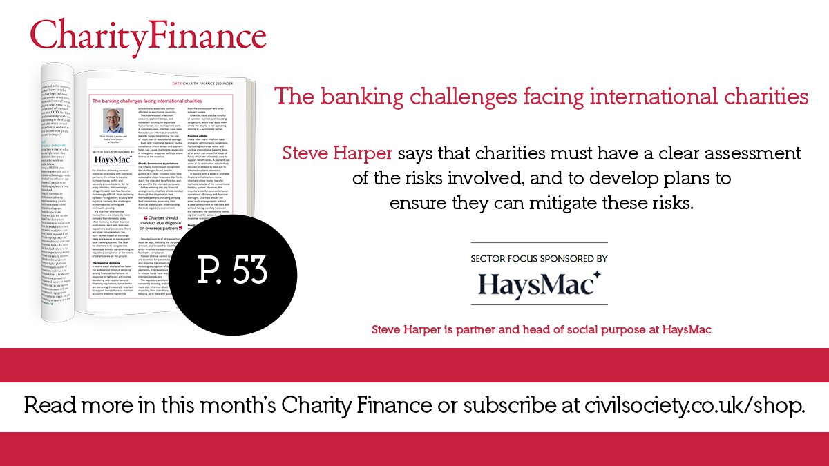 Steve Harper from <a href="/HaysMac_LLP/">HaysMac</a> talks about the banking challenges that charities face, and the need for them to conduct a plan to tackle potential risks.

#CharityFinance #HaysMac