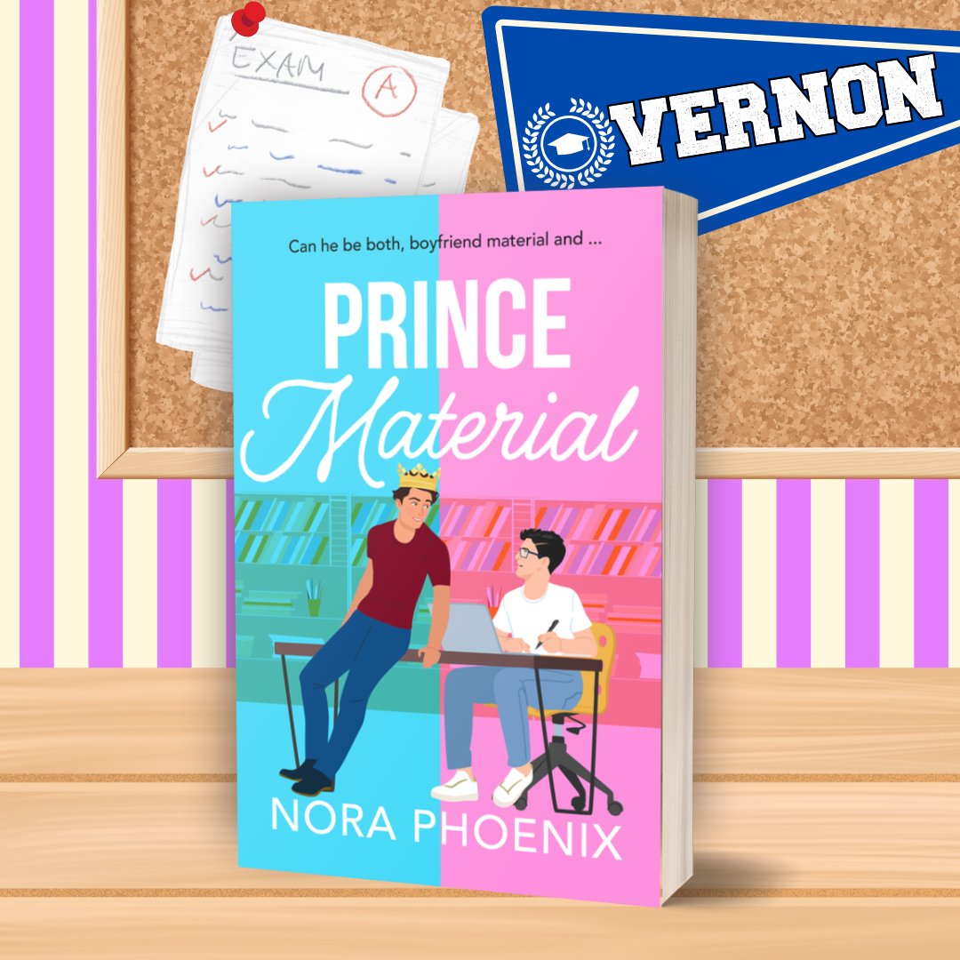 BoldwoodBooks's tweet image. 👑 COVER REVEAL 👑
We're thrilled to reveal the cover of @nora.phoenix's new book #PrinceMaterial, a royally romantic roommates-to-lovers MM college romance for fans of Casey McQuiston and Alexis Hall! 💞 Out 12th September! Pre-order now! 📖✨ mybook.to/PrinceMaterial
