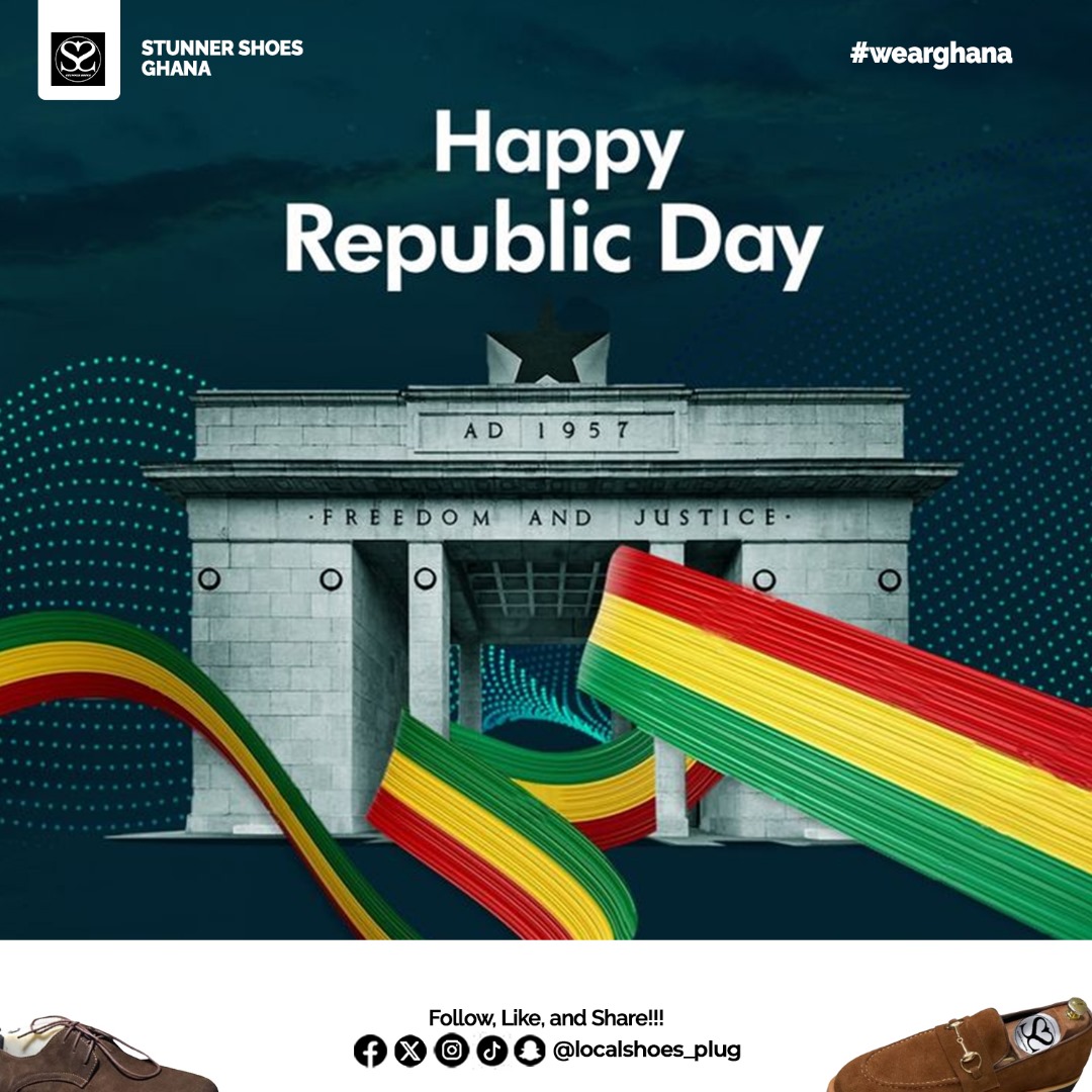 Localshoes_plug's tweet photo. Happy Republic Day 🇬🇭

#wearghana