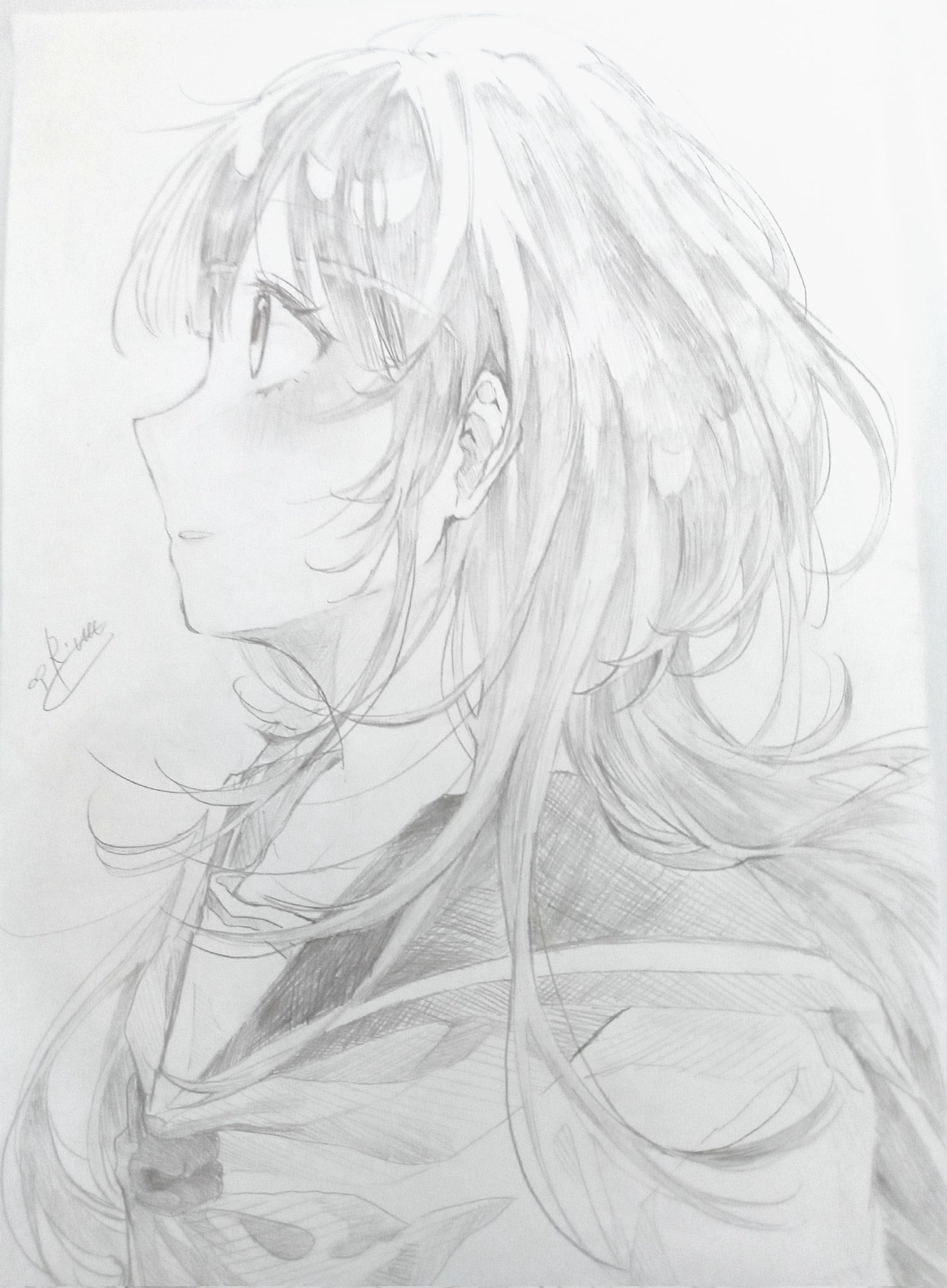 ゆ*り様 オリジナル手描きアナログイラスト 30 ゆ*り様 オリジナル手描きアナログイラスト 30