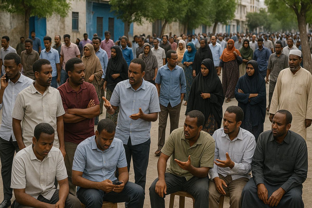 AnalystSomalia's tweet image. Waa 1-da July — maalintii midnimada.
Maalintii xorriyadda. Aan hoos isku eegno. Aan dhab ahaan xisaabteenna u xiranno.

Midnimo Koofur iyo Woqooyi ma haynaa? Ma dhowdahay, mise ceel bay ku dhacday; mase la is rabaa?

Midnimo waddo ma leedahay; 

Soomaali, midnimo diimeed ma…