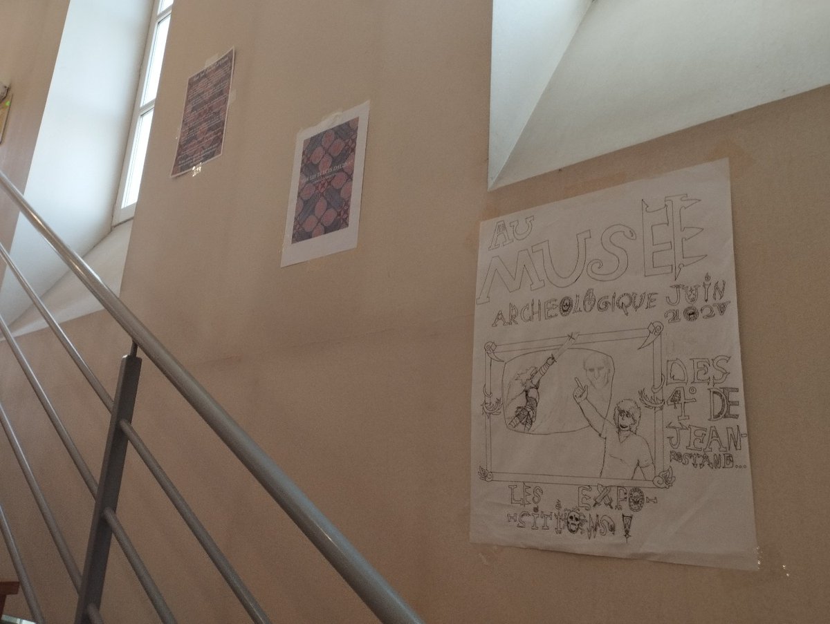 martinez_delord's tweet image. Exposition &quot;Sur les traces d&apos;Elusa&quot;  au musée archéologique d&apos;Eauze : de l&apos;objet à la narration, des textes pour informer, des QR codes pour raconter. Du 24 juin au 14 juillet 2025.
Merci @ELUSAantique et bravo aux élèves de @JeanRostandGers  pour leur créativité.