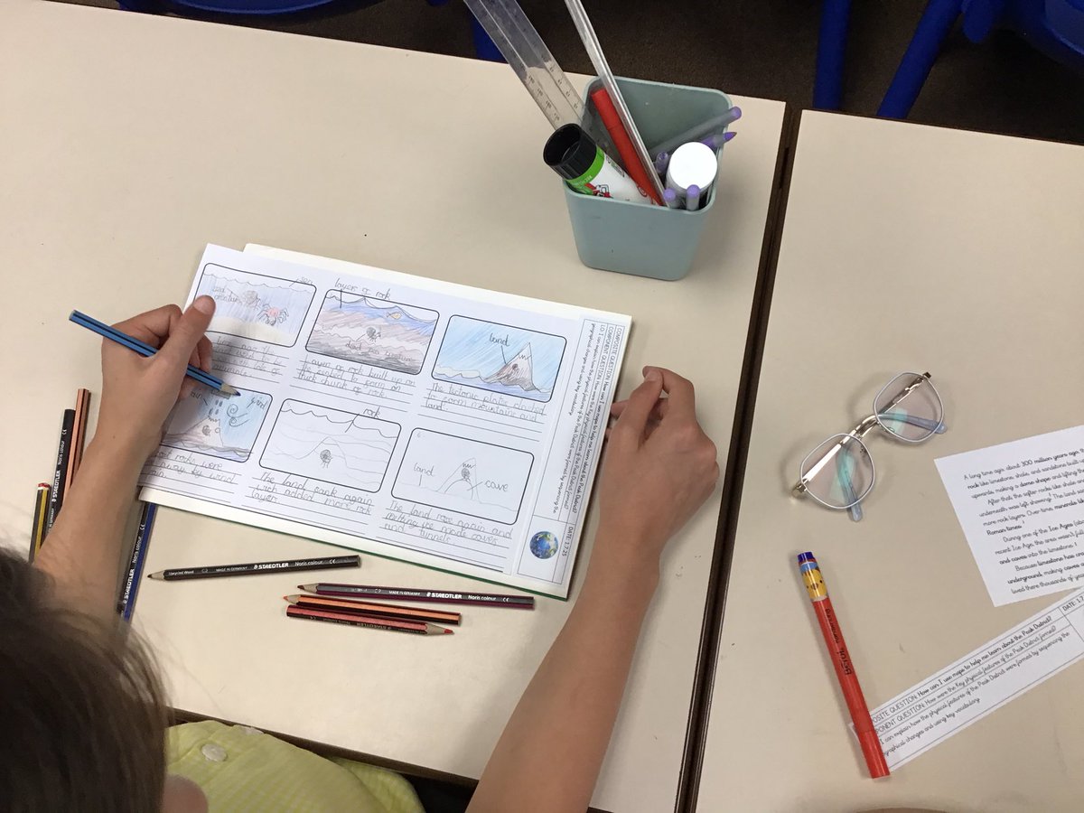 This afternoon we have answered the question ‘How were the key physical features of the Peak District formed?’ as part of our Geography work. <a href="/GaytonPrimary/">Gayton Primary</a>